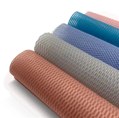 3D Air Mesh Polyester Stickad Honeycomb Sandwich Mesh Tyg för skor