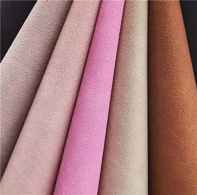 Dubbel mocka mikrofiberläder Syntetiskt nubuckläder