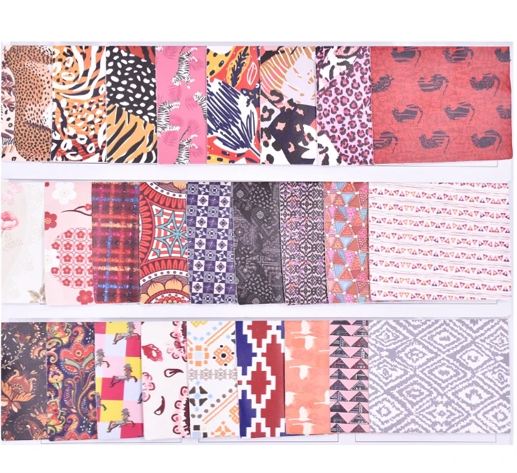 Pattern Flower Printed Sheets Vinyl Fabric Artificial Pvc Leather