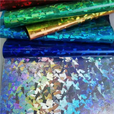 0.8 mm metallisk ny design Pu-imitation