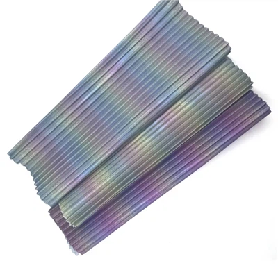 2024 Senaste teknologin Reflekterande Stripe Special PU-läder för kläder, väskor, skor och kläder