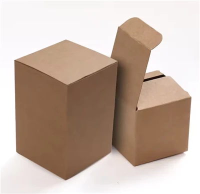 Partihandel anpassad kartong present korrugerad kraftpapper förpackning fraktlåda
